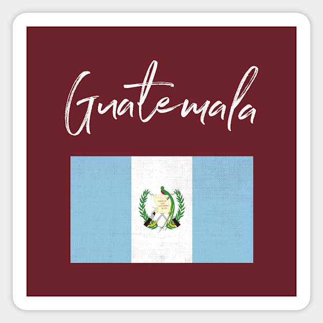 Guatemala Flag Sticker by phenomad